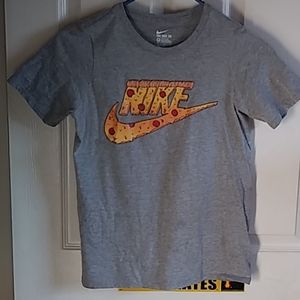 Pizza Nike Tee. Boys Medium